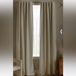 Quince European Linen True Blackout Curtain NWOT